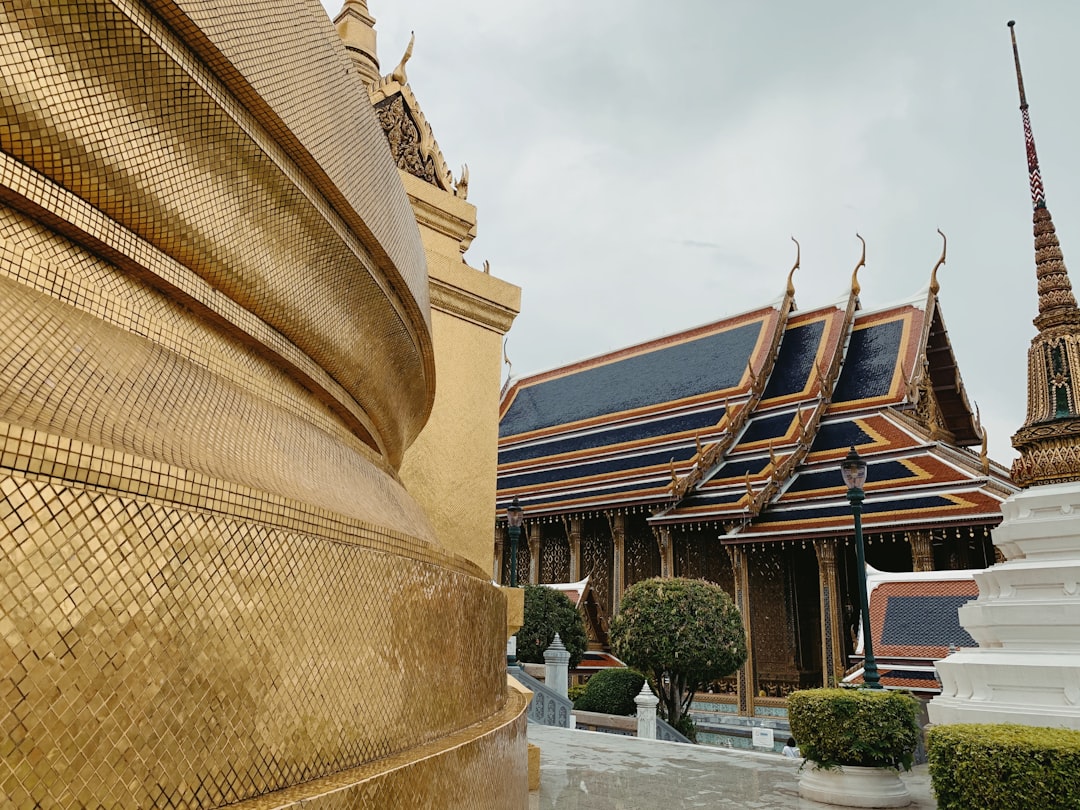 Ornate Bangkok temple architecture
