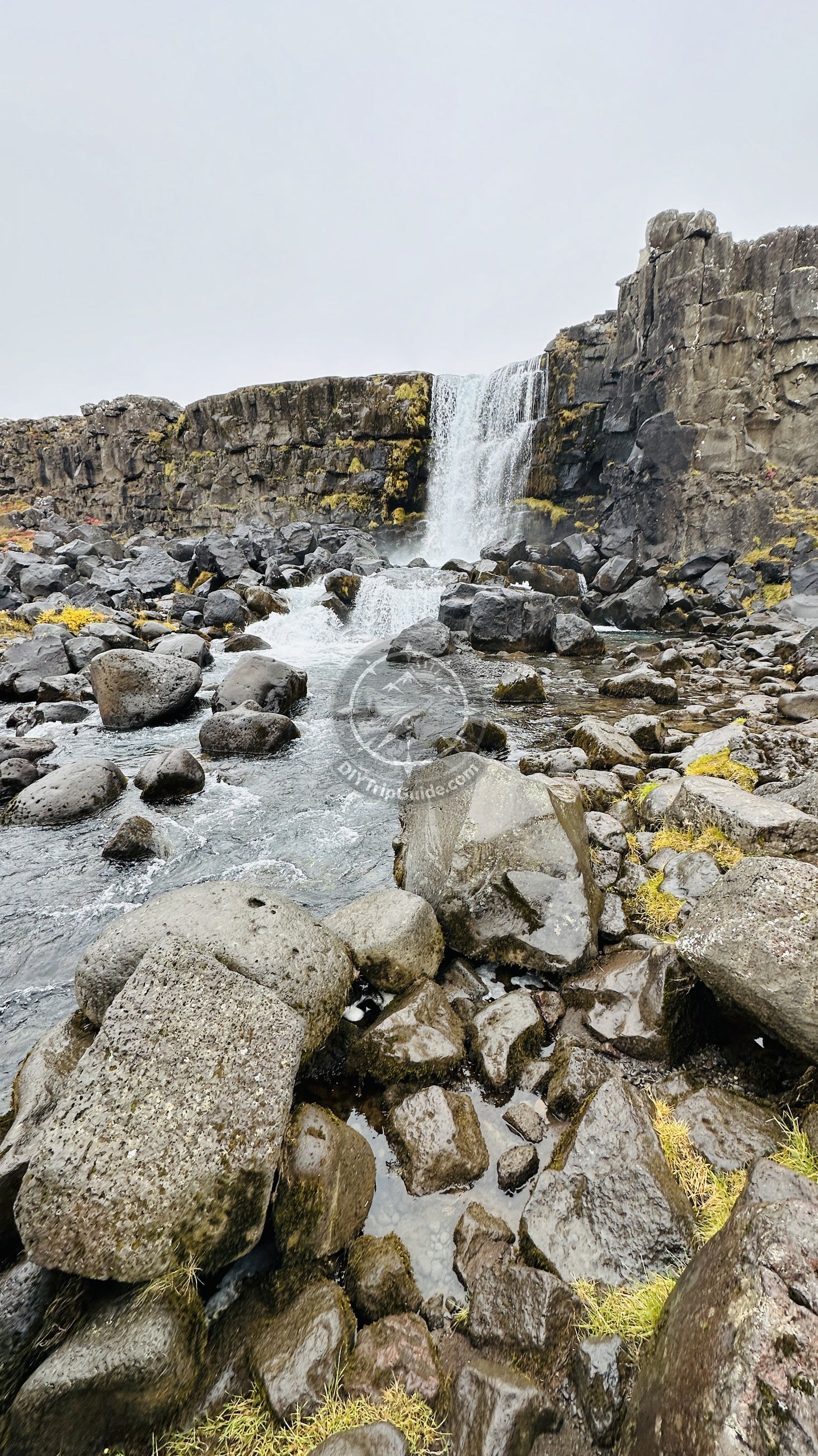 Waterfall scenery in the Golden Circle area during our September 28 drive.