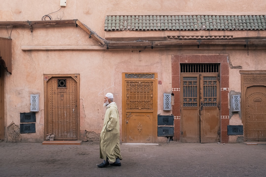 Colorful souks and narrow alleyways inside the Marrakech medina